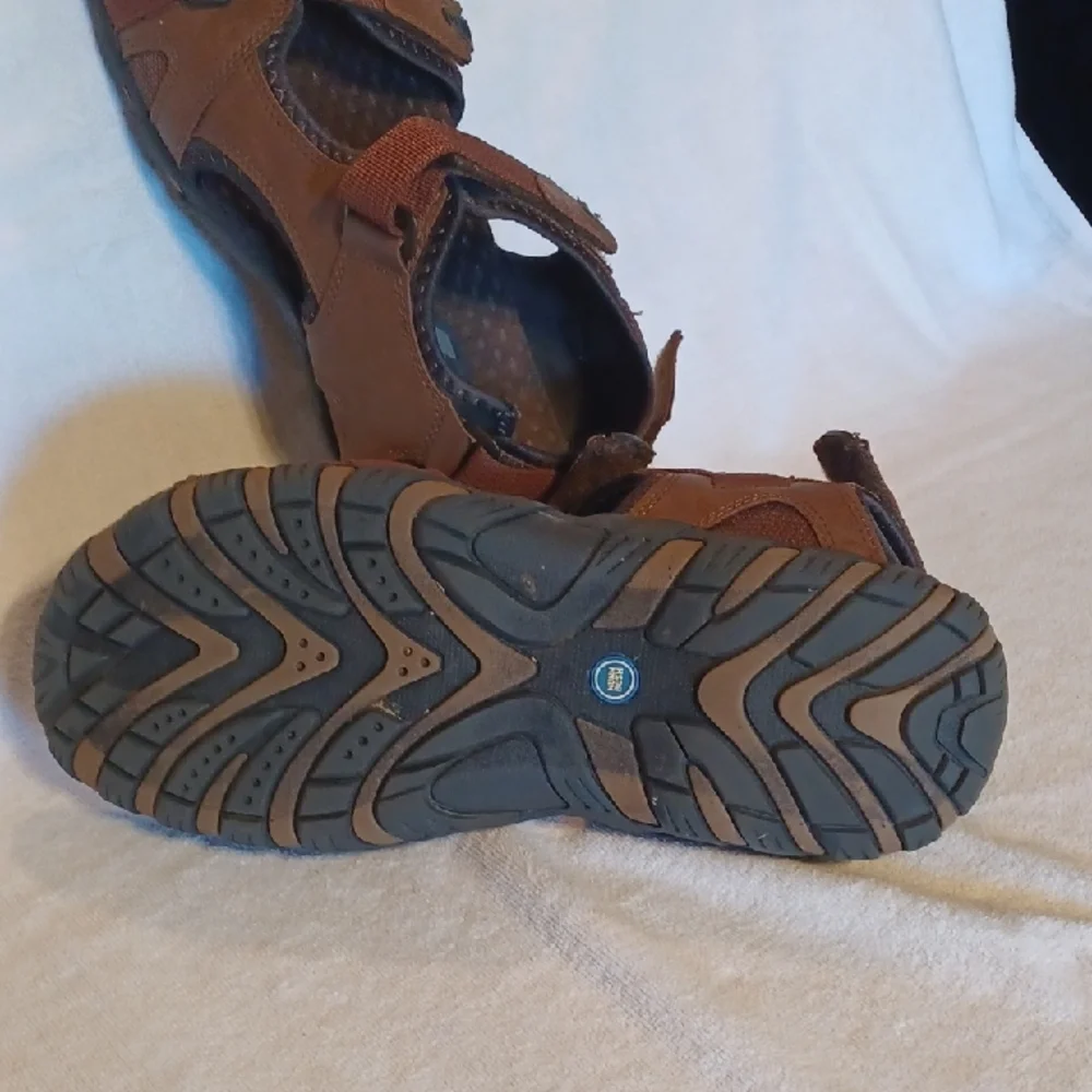 Nunn Bush Brown Walking Sandals Mens Size 12